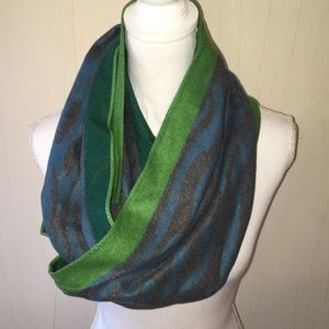 100% silk circular scarf